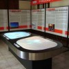 Huellas de Suiza Mesa Interactiva