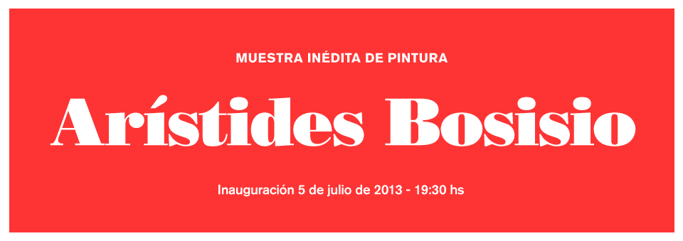 Inauguracion Muestra Inedita de Pintura Aristides Bosisio