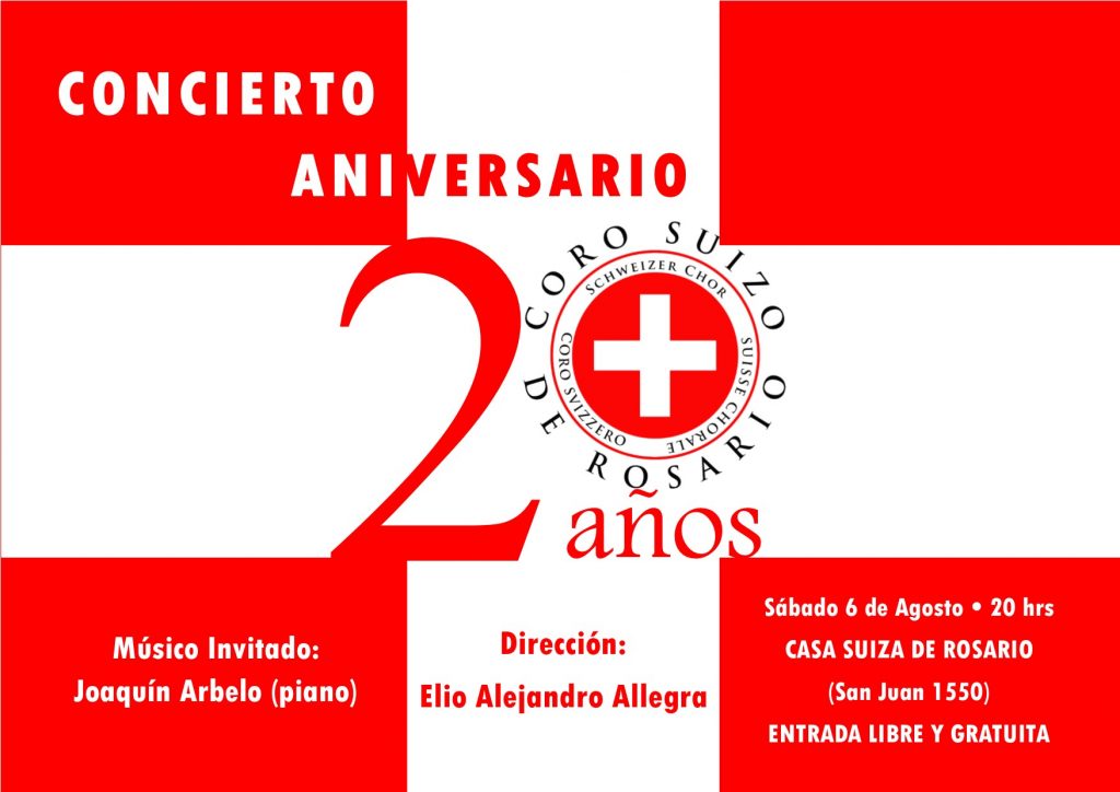 SUIZO - Afiche 20 anos